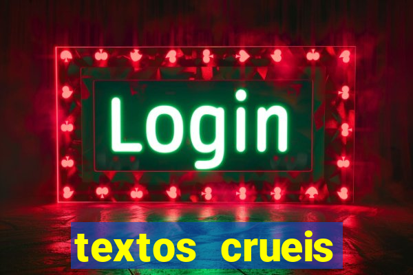 textos crueis demais pdf